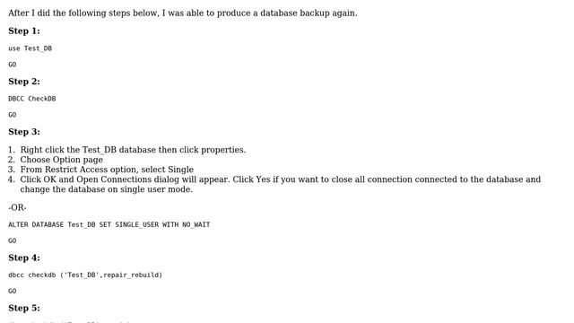 Databases: A nonrecoverable I/O error occurred on file after DB Shrink смотреть онлайн