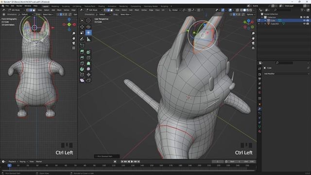 [Blender Tutorial] 쉬운 카툰 쉐이더, 로우폴리곤 고양이 튜토리얼 /Easy Toon shading, Low polygon modelling[블렌더 강의] смотреть онлайн