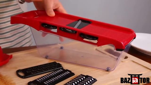Терка-овощерезка Mandoline Slicer 6 in 1 c контейнером смотреть онлайн