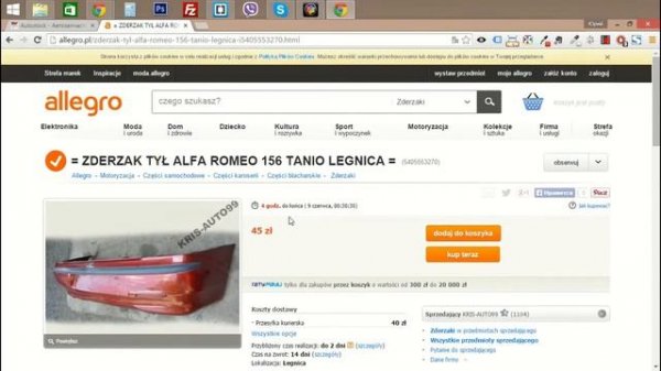 Autostock.center - Доставка запчастей c сайта Allegro.pl из Польши