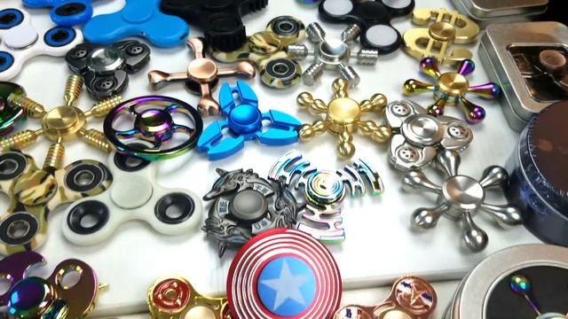 OMG!!! Epic Fidget Hand Spinner Collection! смотреть онлайн