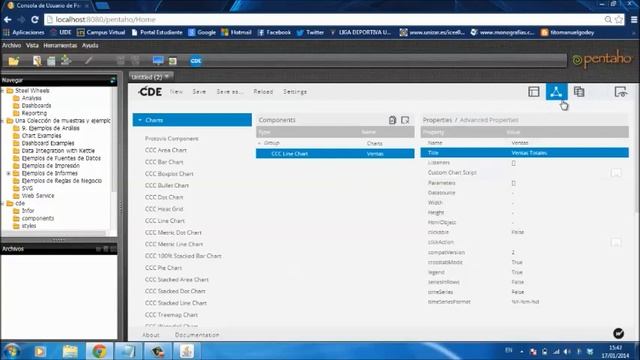 Reporte CDE Pentaho UIDE смотреть онлайн