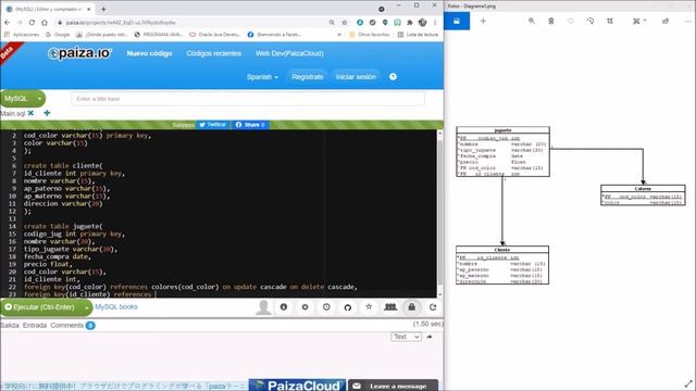 MYSQL ONLINE CREACIÓN DE TABLAS E INSERCIÓN смотреть онлайн
