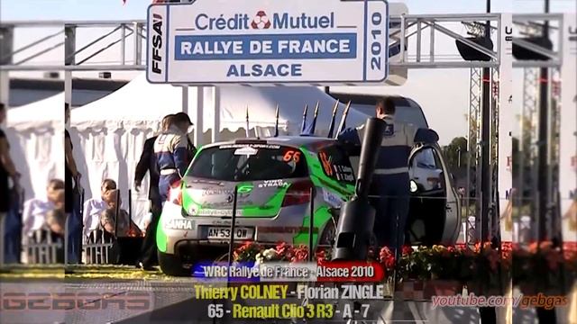 Renault Clio 3 R3 - Thierry COLNEY - RALLY - 2010 - France Alsace + Florian ZINGLE смотреть онлайн