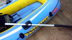 Обзор надувной лодки Intex Pacesetter-200