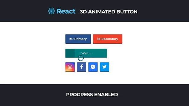 ReactJS Awesome Button — Demo смотреть онлайн