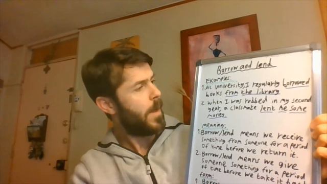 How to use borrow and lend in English смотреть онлайн