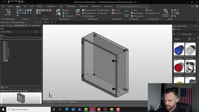 How to adjust a Mounting Surface in EPLAN Pro Panel смотреть онлайн
