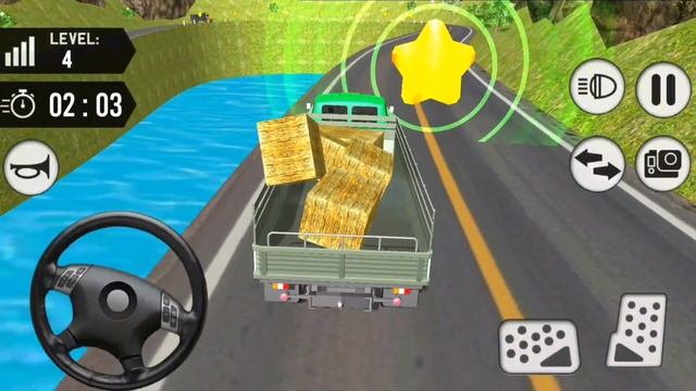 Offroad Cargo Transport Truck Driving Simulator Gameplay-Android:Leng Game смотреть онлайн