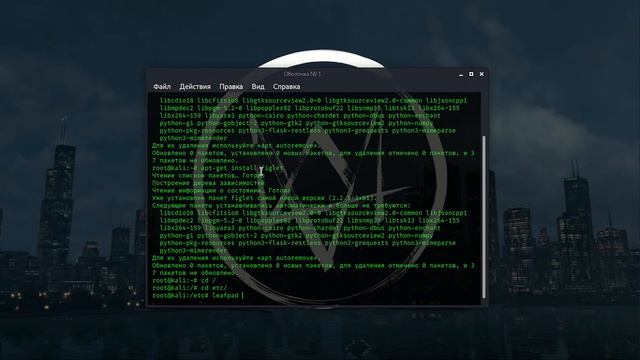 Красивый терминал.Создание текстовой шапки в терминале Linux(kali linux) смотреть онлайн