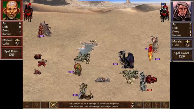 HEROES 3 COMBAT (9999 EACH SLOT) INFERNO VS DUNGEON смотреть онлайн