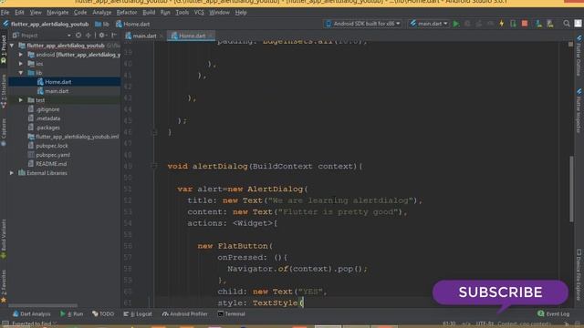 Flutter AlertDialog and Custom-Alert Dialog смотреть онлайн