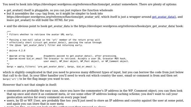 Wordpress: Use country flag as user avatar based on comments IP address? смотреть онлайн