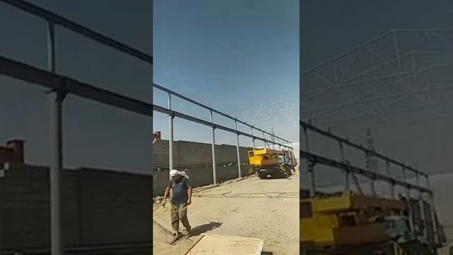 навес 1000 квадрат маставой кран Билан