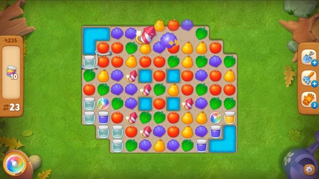 Gardenscapes Садовник ОСТИН#426 (уровни 4230-4239) Восстановление Мозаики, Арка и Огородик смотреть онлайн