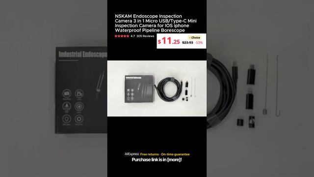 INSKAM Endoscope Inspection Camera Micro Type-C Mini Inspection Camera