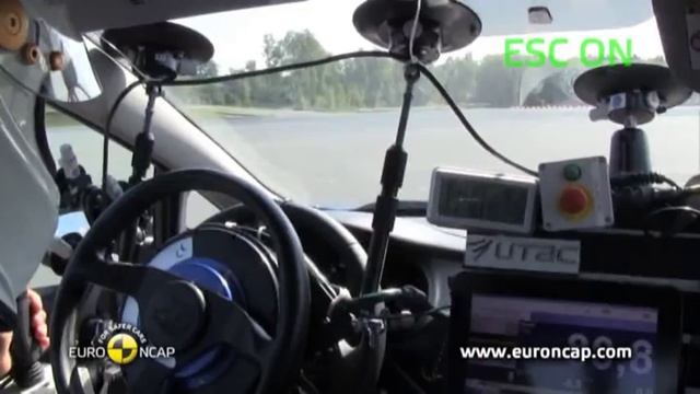 Euro NCAP | Kia Cee'd | 2012 | ESC test смотреть онлайн