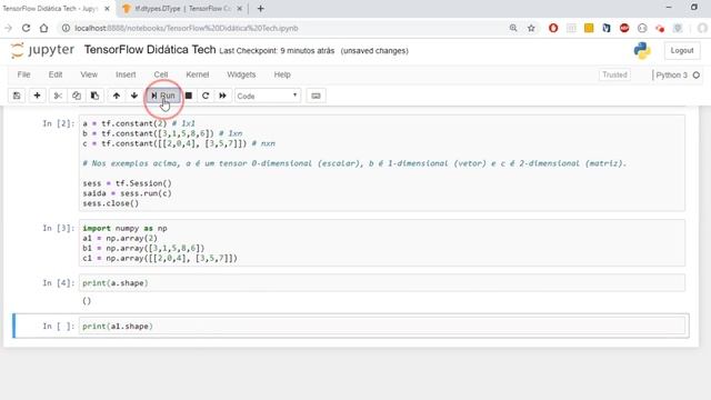 O que são Tensores? Tipos de dados no TensorFlow (Curso - Aula 4) смотреть онлайн