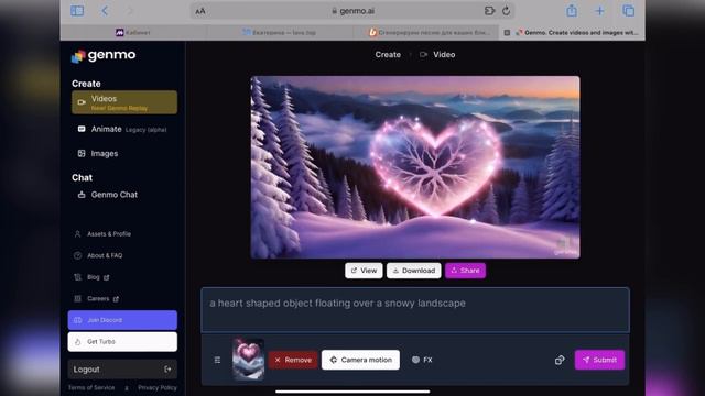Создаем залипательное видео в нейросети Genmo для Instagram Reels, Tik-Tok или YouTobe.