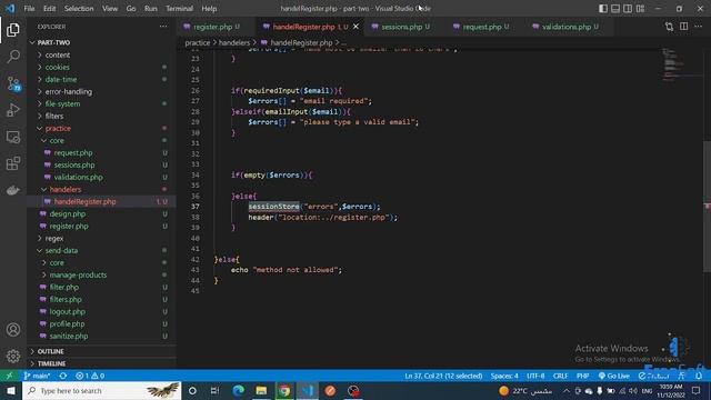 #3 - php course | practice | make a registration form using php смотреть онлайн