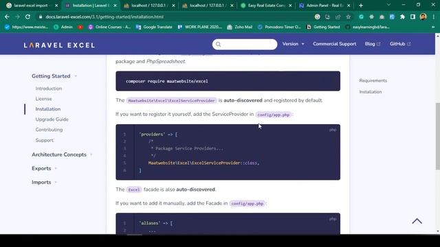 Laravel 10 Full Course | #37 Install laravel Excel Package in Project смотреть онлайн