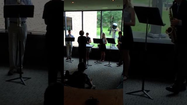 Cannon Music Camp 2013 sax quartet part 2 (Londonderry Air) смотреть онлайн