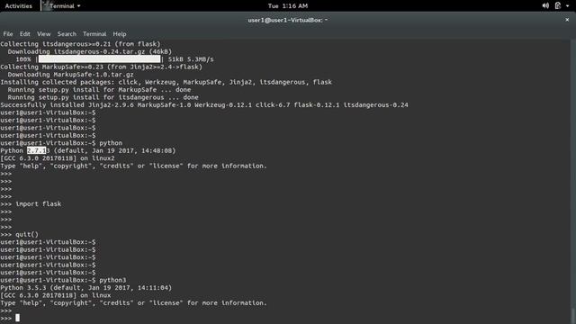 Python ImportError: No module named flask смотреть онлайн
