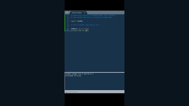 Python: Using random module to generate random stuffs in python is very easy. смотреть онлайн