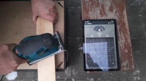 Виброшлифовальная машина Makita BO3711 - тестирование громкости работы на минимальной мощности