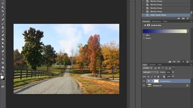 Gradient Map в фотошопе смотреть онлайн