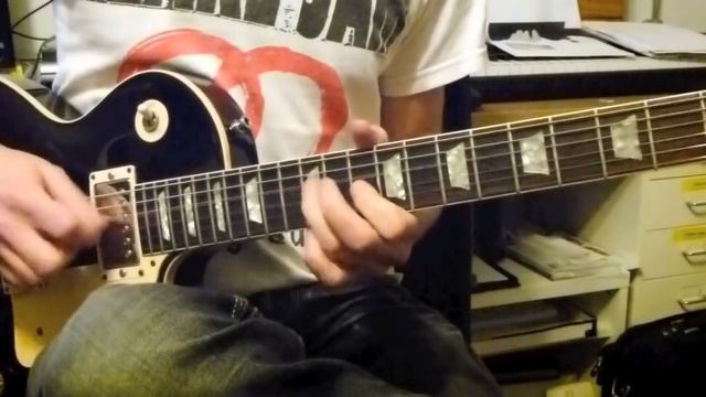 Slow Blues Dm using Gibson Les Paul Standard and Line 6 HD300 смотреть онлайн