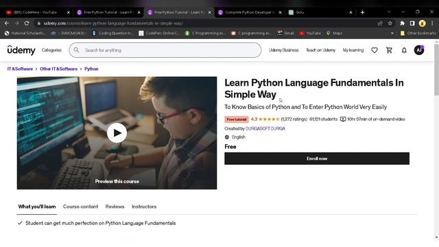Top-3 Python Courses on Udemy for Free | Python course for Beginner to Advance | #python #coding смотреть онлайн