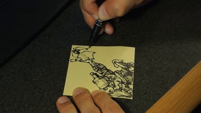Scud vs. Jeff Time Lapse Ink Drawing 6-6 HD смотреть онлайн