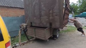 Как самому перевести контейнер 5-ти тонник , дешево и сердито )