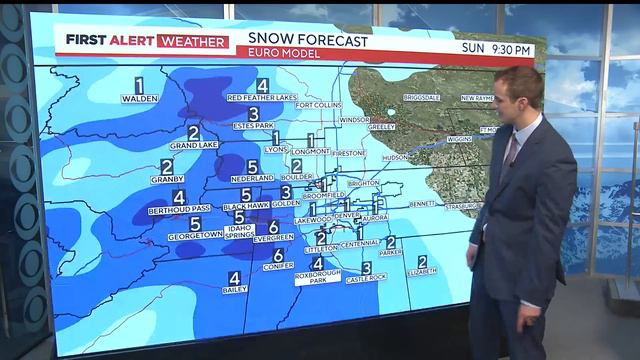 Another winter storm set to bring snow to Colorado смотреть онлайн