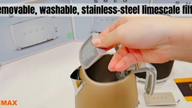 Smeg Toaster New Collection - Matt Black and Matt Gold (XAMMAX) смотреть онлайн