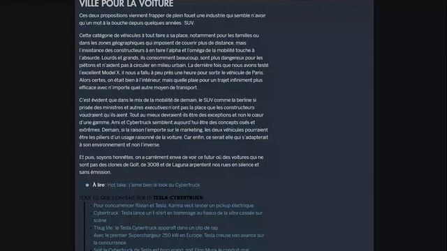 Tesla Cybertruck et Citroen Ami, qu'ont-ils en commun ? смотреть онлайн