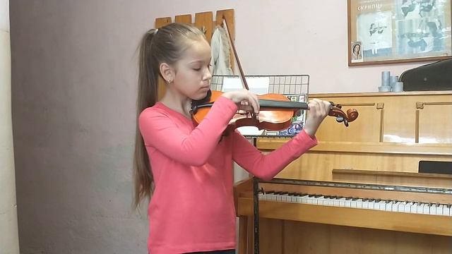 Гамма соль мажор. Учениця Бірюкова Єлизавета 4 клас.