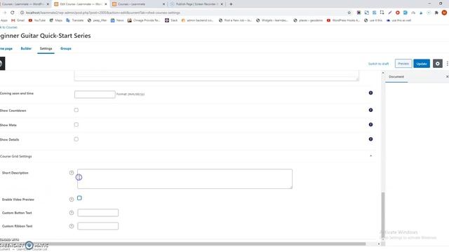 LearnDash Course Grid : Manage Settings | WordPress Sell online Courses смотреть онлайн