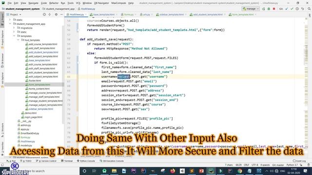 Python Django Student Management System Part 9 | Standard Code,Standard Student Form,Access URL смотреть онлайн