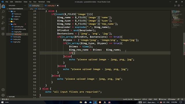 Image Upload Functionality || PHP || EXCELLENT CODE WITH AJ смотреть онлайн