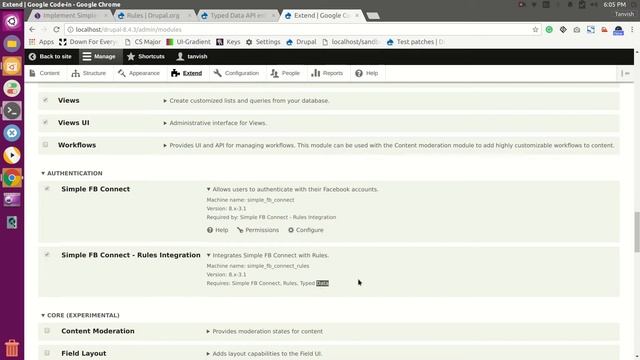 Implementing Simple FB Connect Module смотреть онлайн