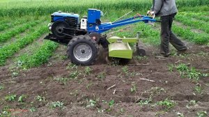 ФРЕЗЕРУЮ ВСЁ ПОДРЯД / РАБОТА ТЯЖЁЛЫМ ДИЗЕЛЬНЫМ МОТОБЛОКОМ КЕНТАВР