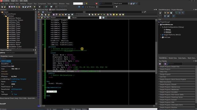 FETCH WRITE over TCPIP: Siemens S7-300 PLC and Delphi смотреть онлайн