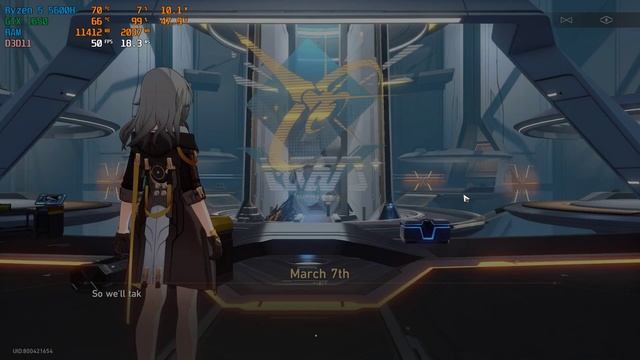 HONKAI STAR RAIL On GTX 1650 Laptop GPU смотреть онлайн