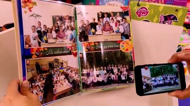 Выпускной альбом с живыми фотографиями. Фото с дополнительной реальностью. смотреть онлайн