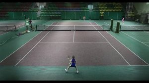 Вика 9 лет матч за 3 место. 9 years old girl (the small one) plays tennis