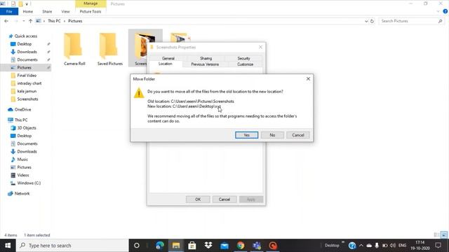 Automatically Save print screen Screenshots folder change смотреть онлайн