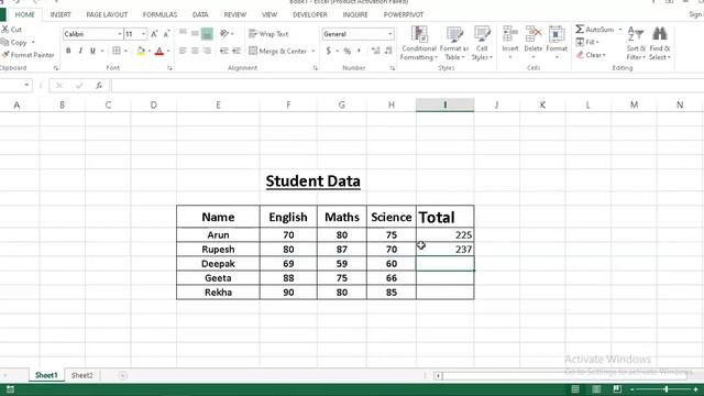 SUM FUNCTION in Excel смотреть онлайн