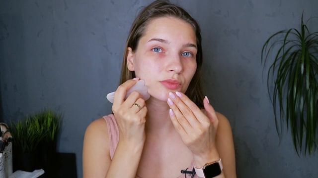 Массаж лица скребком Гуаша, массажером. смотреть онлайн
